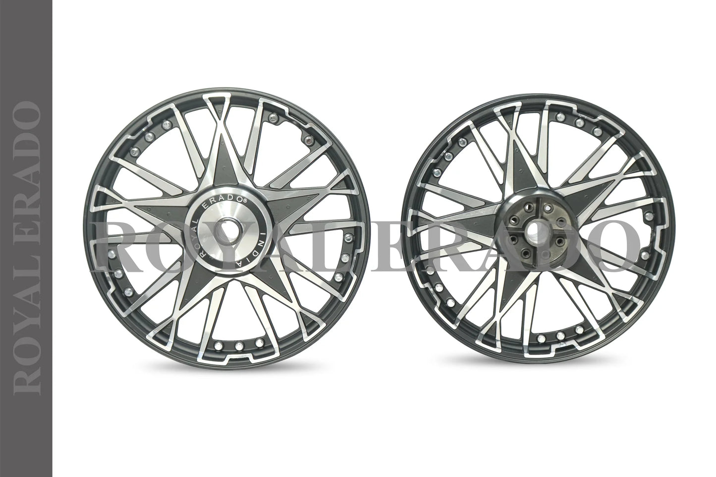 double star design Alloy Wheel set for classic single disc