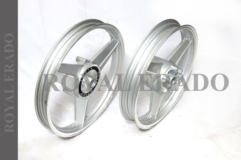 DIAMOND MERCEDES DESIGN SILVER alloy wheel for thunderbird and classic double disc