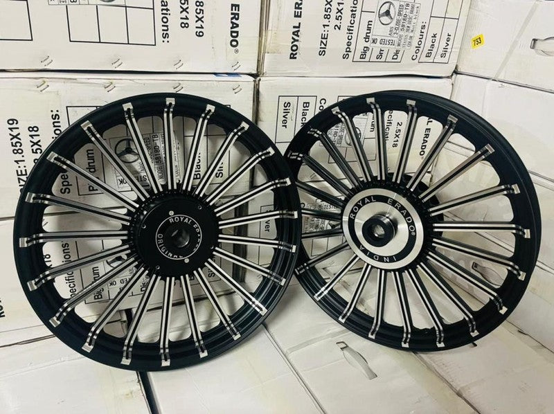 21 Spokes DESIGN alloy wheel for thunderbird and classic double disc