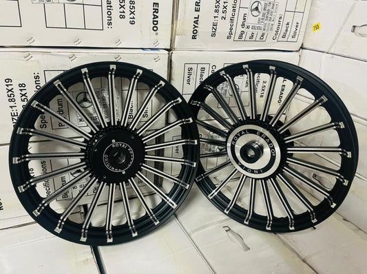 21 Spokes DESIGN  alloy wheel for thunderbird and classic double disc