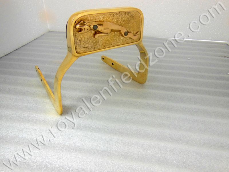 ROYAL ENFIELD CLASSIC / ELECTRA / STANDARD BACKREST GADDI WITH JAGUAR LOGO AT BACK