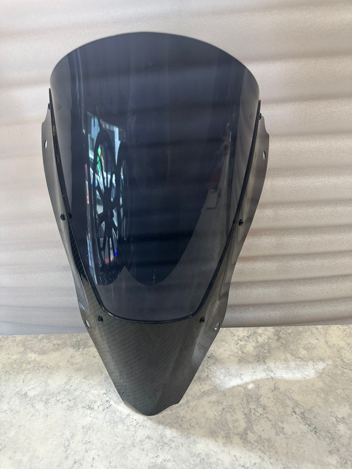 KAWASAKI ZX10R ORIGINAL CARBON FIBBER WIND SCREEN WINDSHIELD VISOR