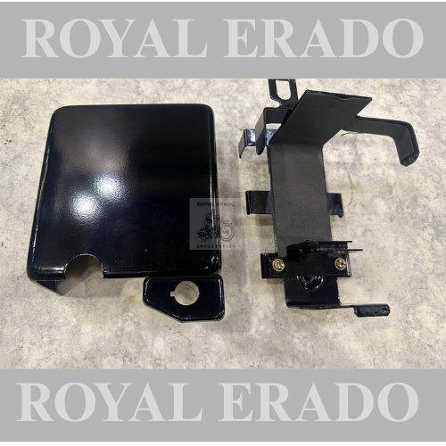 Royal enfield classic electra standard uce efi model battery cover black with stand
