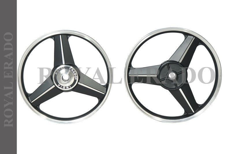 Diamond black Alloy Wheel SPLENDOR N SPLENDOR PLUS N SPLENDOR PRO, Passion PRO & PLUS, CD Deluxe, CD Dawn