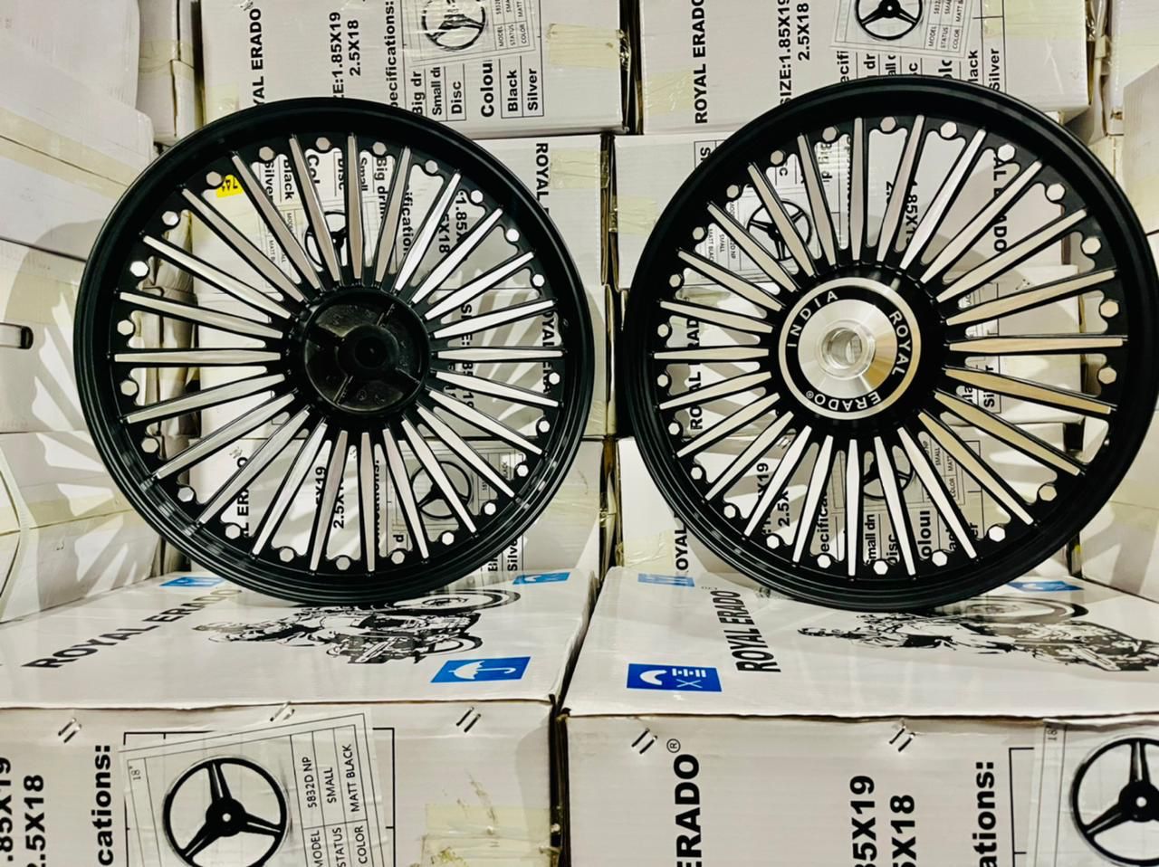ROYAL ERADO 24 spoke Alloy Wheel SPLENDOR N SPLENDOR PLUS N SPLENDOR PRO, Passion PRO & PLUS, CD Deluxe, CD Dawn