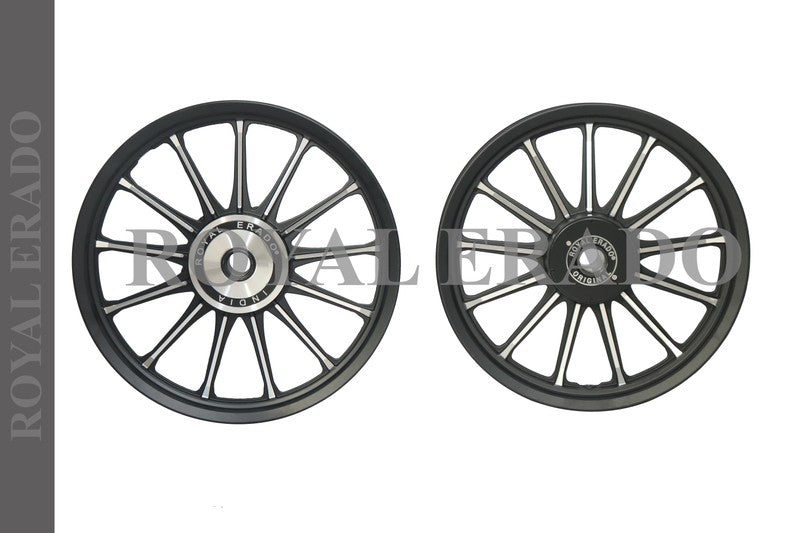 ROYAL ERADO 13 Spokes Alloy Wheel for STANDARD ABS Royal-Enfield Bullet X 350CC, Electra, Thunderbird 2010 model