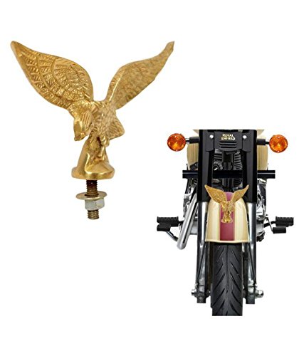 BRASS  EAGLE FOR FRONT MUDGUARD UNIVERSAL FOR ALL BIKES ROYAL ENFIELD ,JAWA ,BSA ,ETC