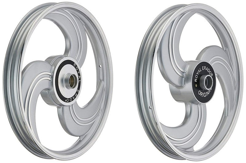 3 SPOKE NEW SILVER Alloy Wheel set for classic single disc