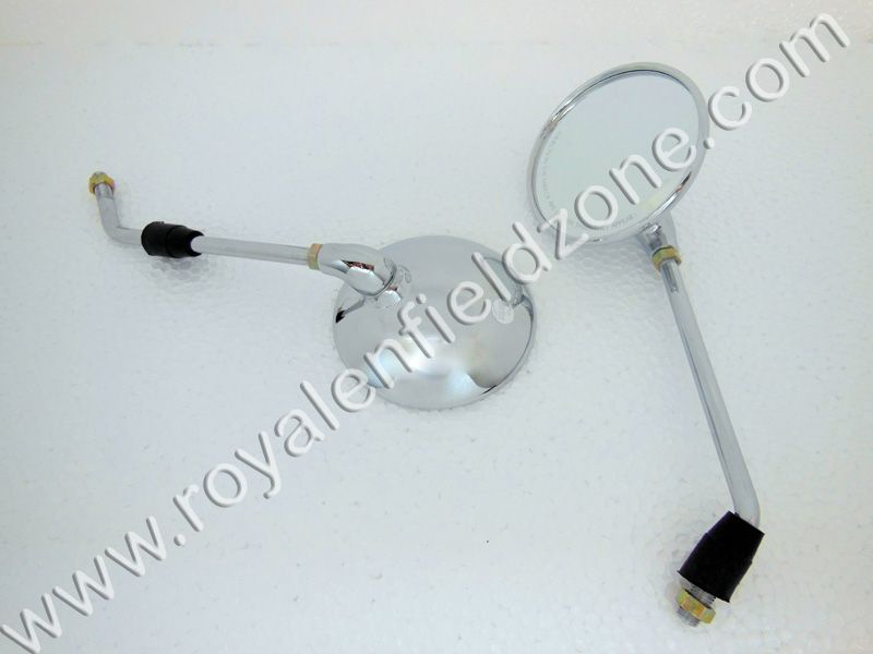 CHROME MIRROR FOR ROYAL ENFIELD CLASSIC , ELECTRA , STANDARD
