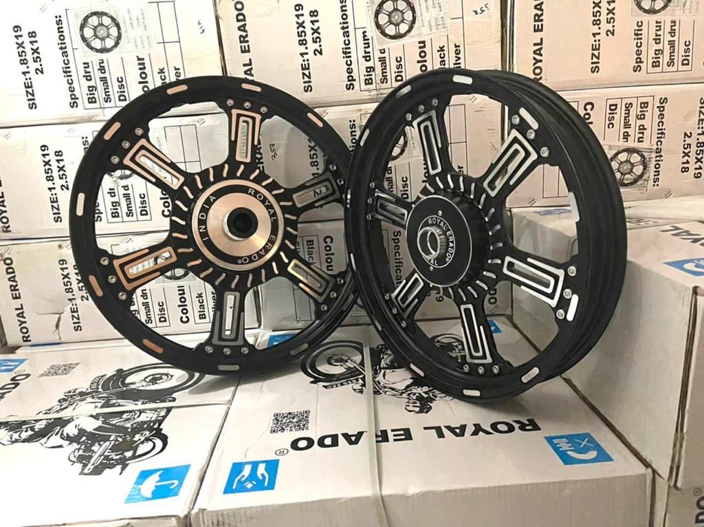 6 Spokes alloy wheel for thunderbird and classic double disc