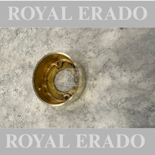 Royal Enfield Brass Old Model Vintage G2 1962 Bullet 350 Point Cover With Glass Delco Cap With Glass In Brass Which Show The Spark Inside The Bike