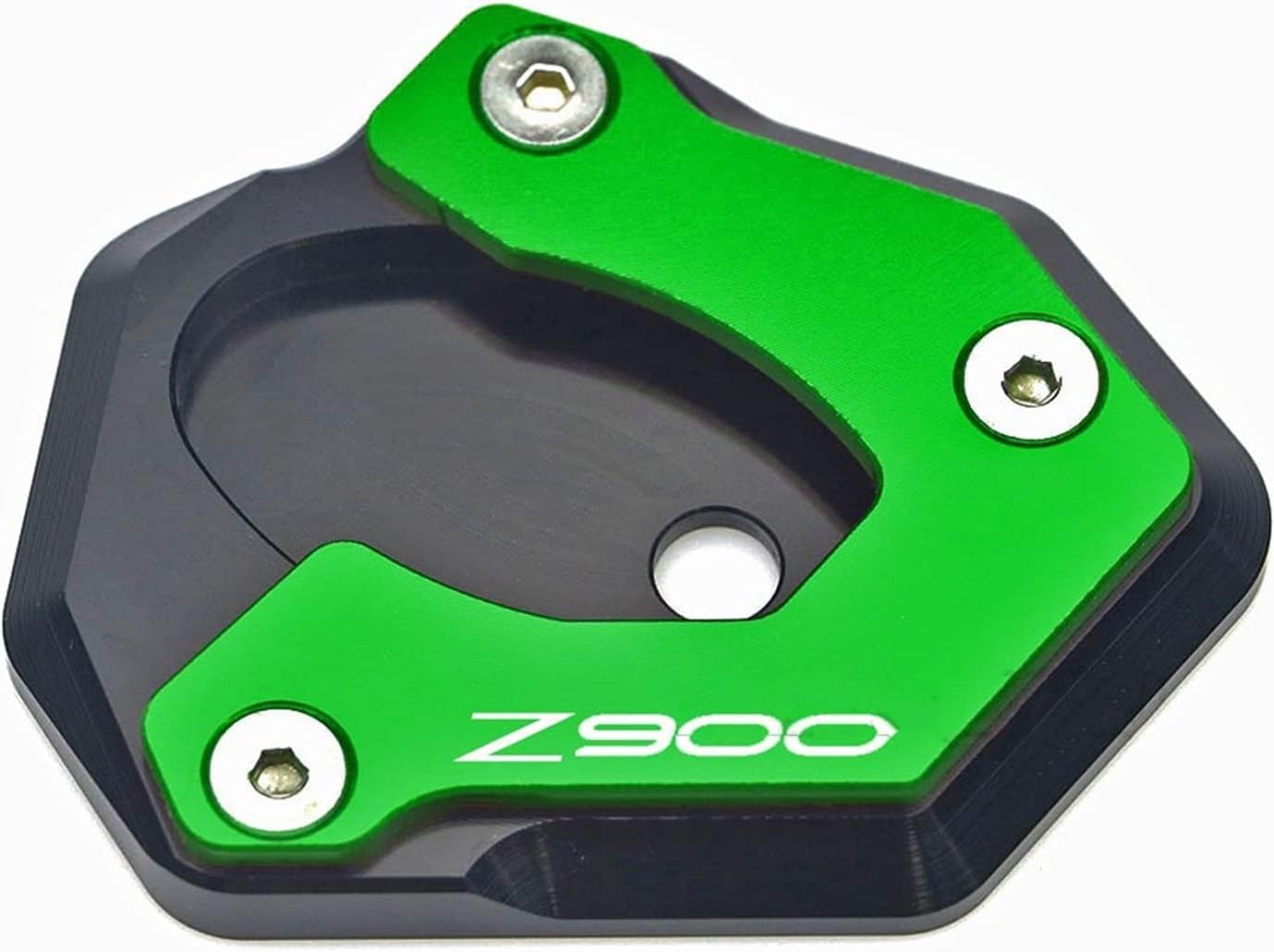 Kawasaki Z900 Motorcycle Kickstand Extender Foot Side Stand Extender (Green)