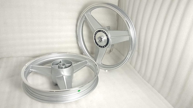 DIAMOND MERCEDES DESIGN SILVER alloy wheel for thunderbird and classic double disc