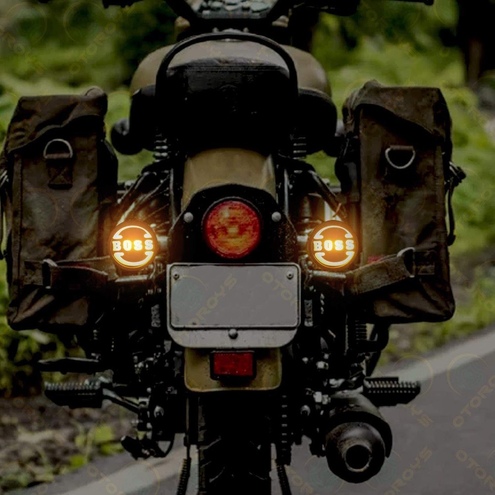 UNIVERSAL MOTORCYCLE BOSS INDICATOR SET OF 4 PEACES