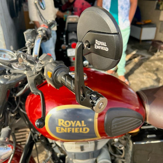 BAR END MIRROR FOR ROYAL ENFIELD OLD CLASSIC , ELECTRA AND STANDARD