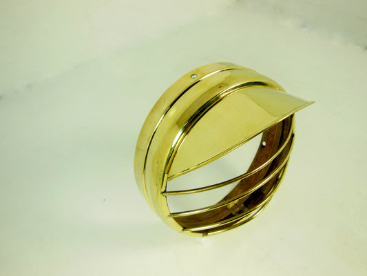 Royal Enfield head light ring JALLI in brass with shade for old model electra & standard