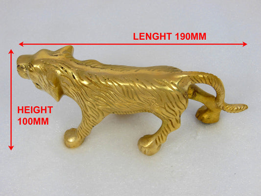 BRASS BIG TIGER / LION FOR FRONT MUDGUARD UNIVERSAL FOR ALL BIKES ROYAL ENFIELD ,JAWA ,BSA ,ETC