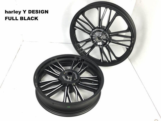 Royal Erado HARLEY Y Alloy Wheel set for classic single disc