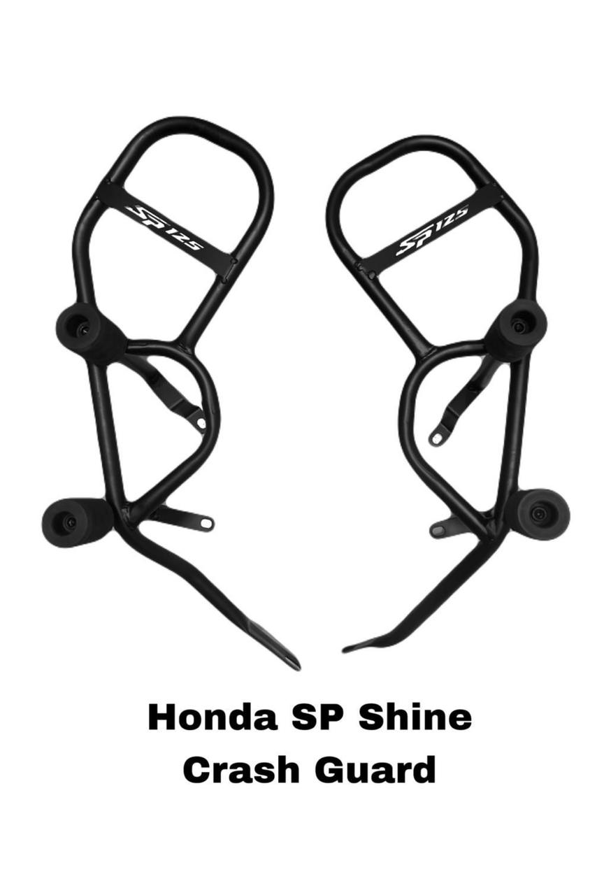 HONDA SHINE CRASH GUARD LEG GUARD WITH SLIDER Royal Erado Accessories