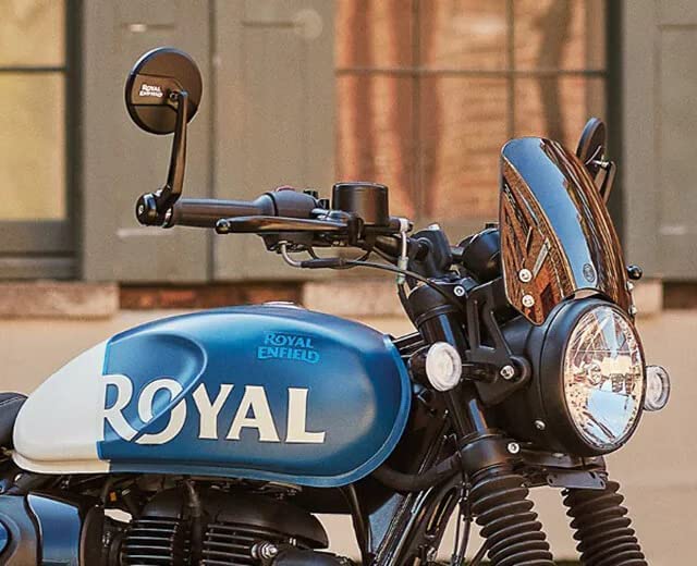 BAR END MIRROR FOR ROYAL ENFIELD HUNTER , REBORN CLASSIC & METEOR