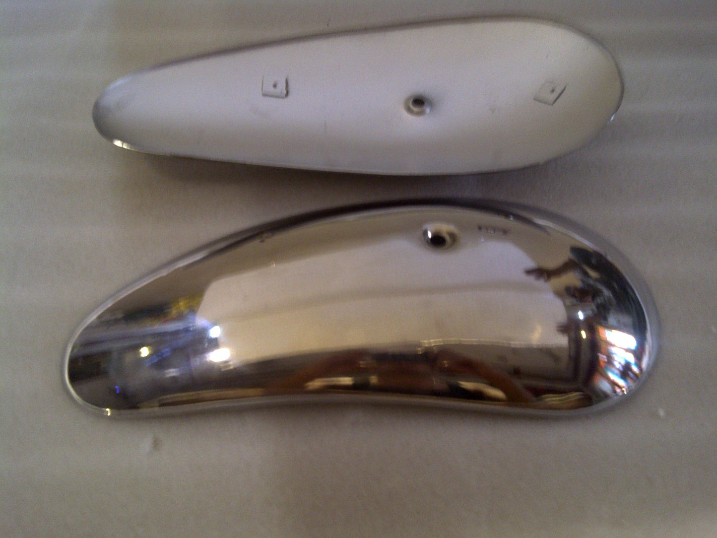 VINTAGE STYLE SIDE TANK PLATE IN MILD STEEL
