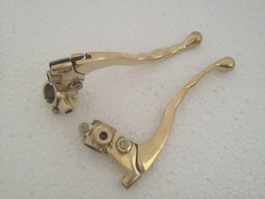 BRASS UNIVERSAL CLUTCH & BREAK LEVER FOR ROYAL ENFIELD STANDARD WITHOUT DISC MODEL
