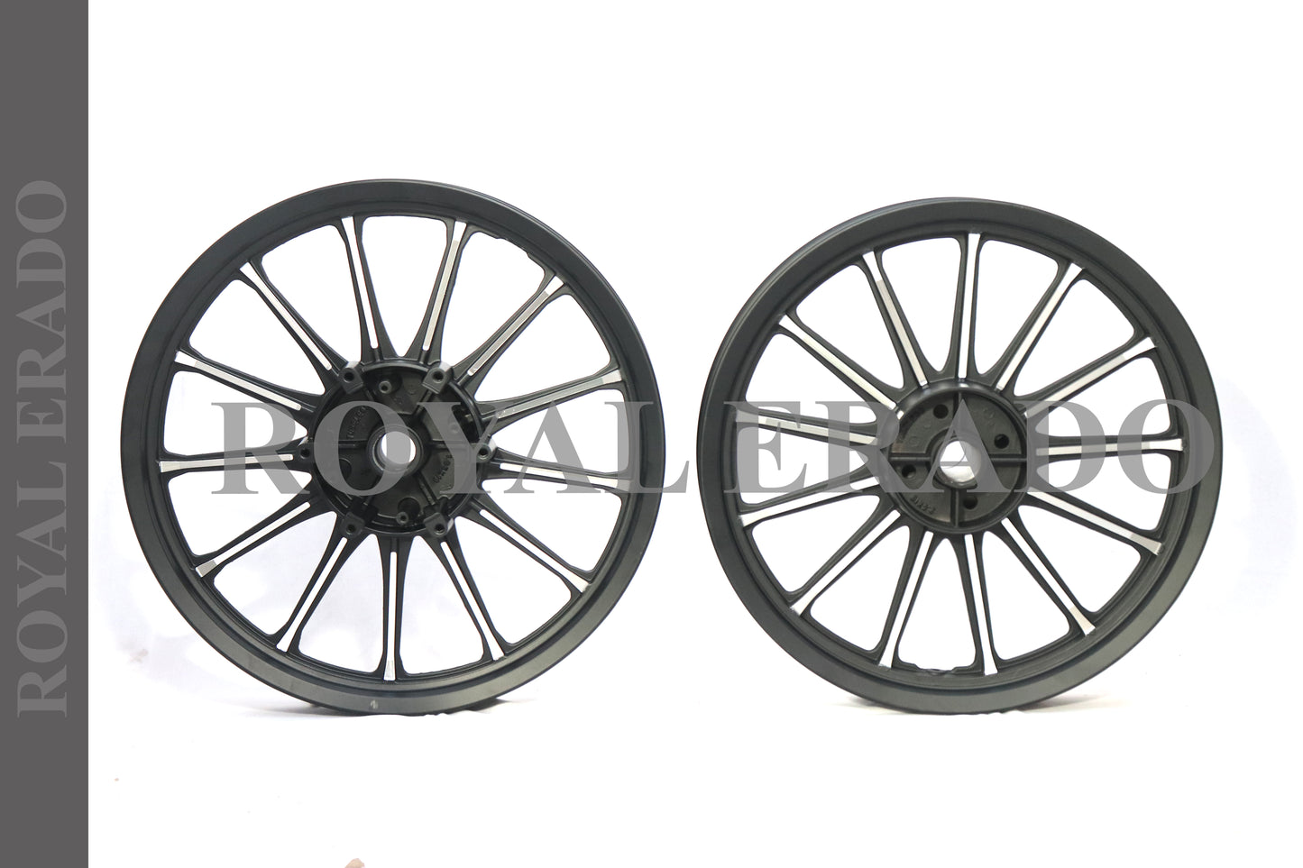 13 SPOKE Alloy Wheel set For Royal-Enfield standard big drum