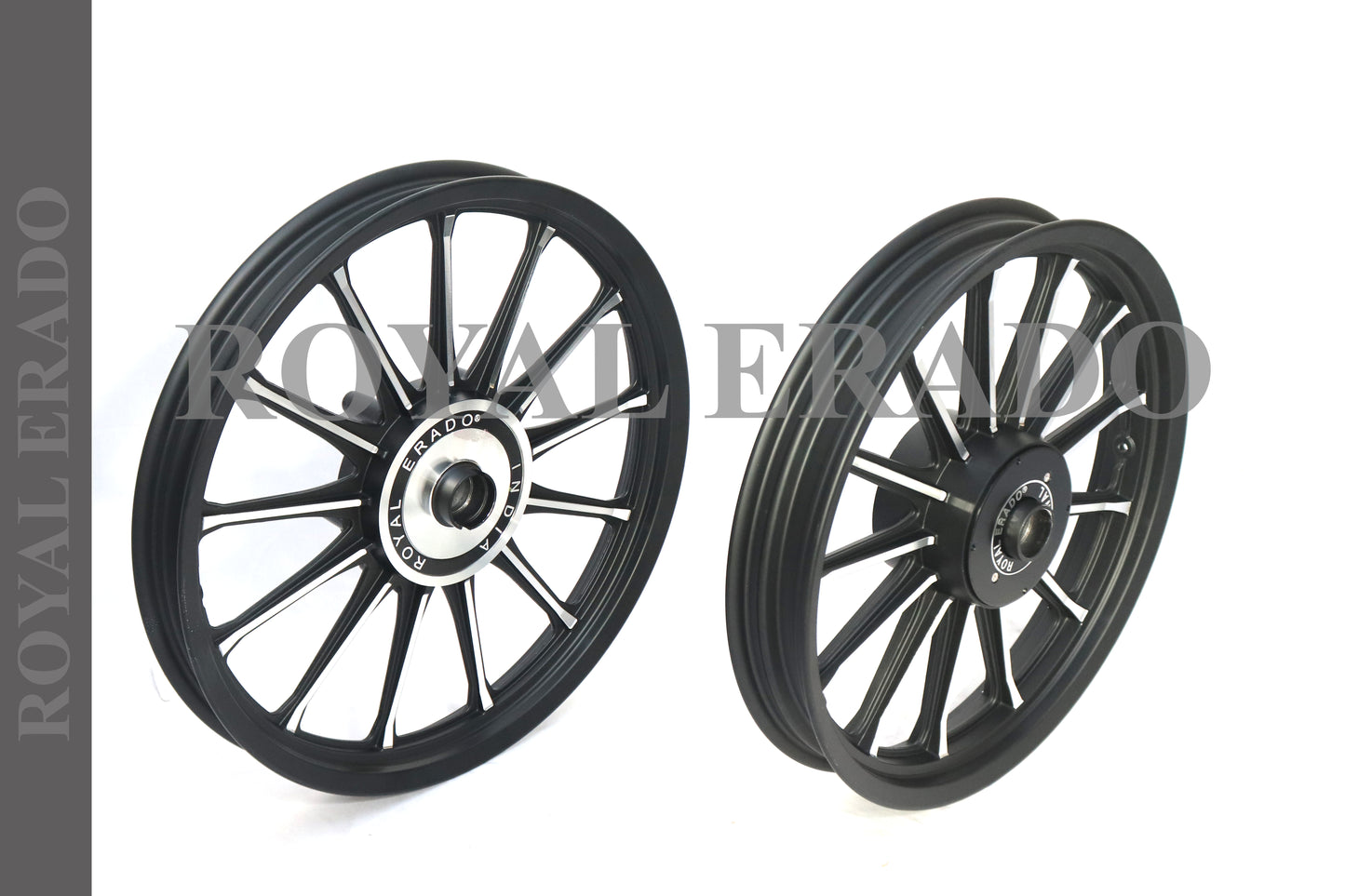 13 SPOKE Alloy Wheel set For Royal-Enfield standard big drum