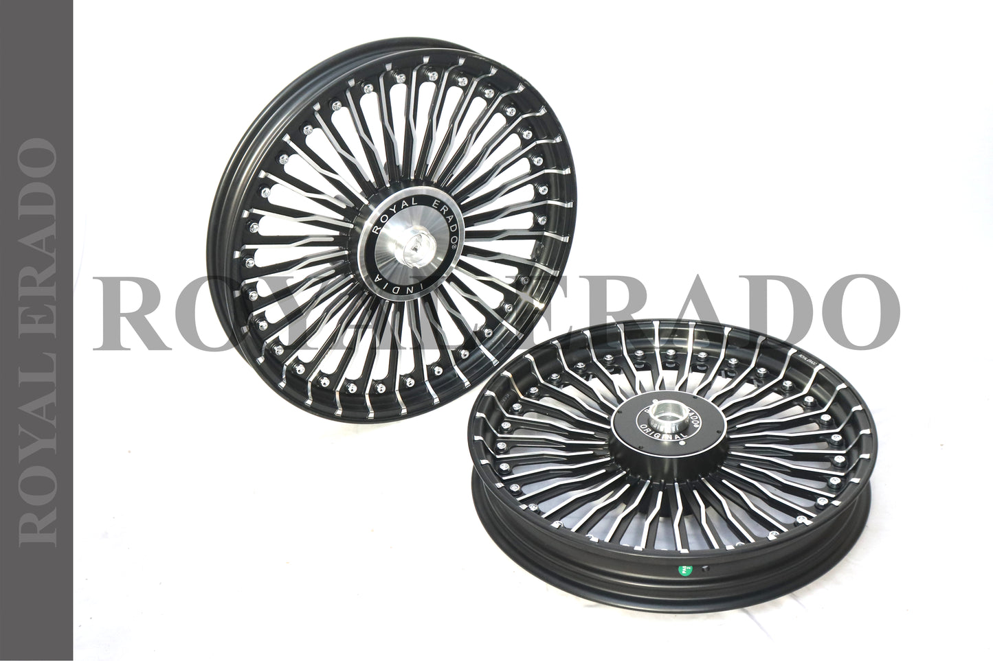 30 SPOKE Alloy Wheel set For Royal-Enfield standard big drum