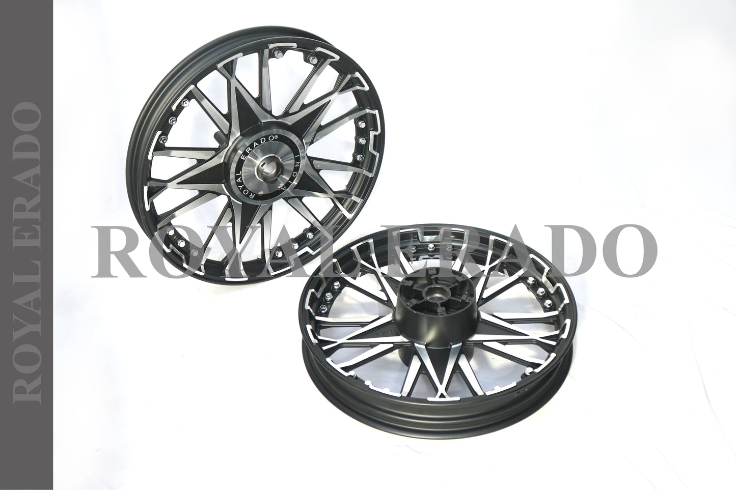 DOUBLE STAR DESIGN Alloy Wheel for STANDARD ABS Royal-Enfield Bullet X 350CC, Electra, Thunderbird 2010 model