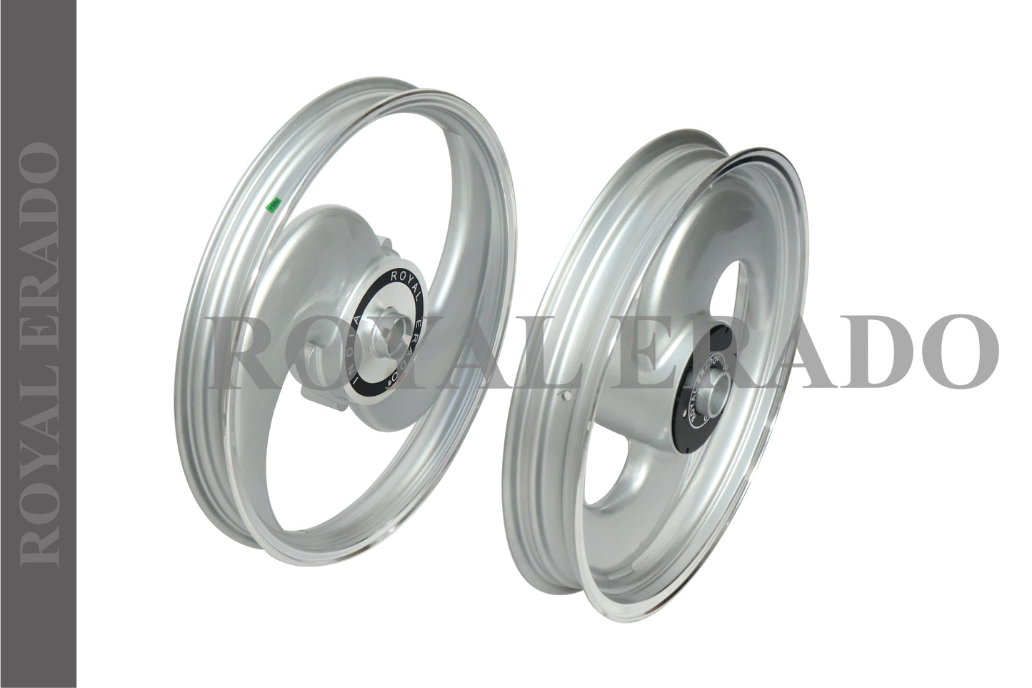 2 Spokes silver alloy wheel for thunderbird and classic double disc