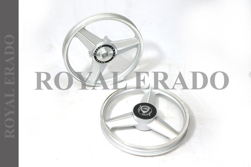 DIAMOND MERCEDES SILVER Alloy Wheel set for classic single disc
