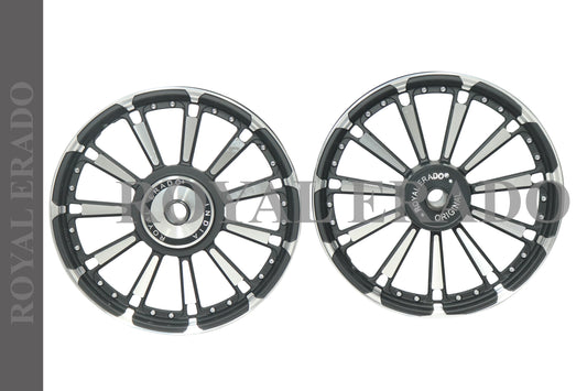 11 SPOKES RAJPUTANA DESIGN Alloy Wheel for STANDARD ABS Royal-Enfield Bullet X 350CC, Electra, Thunderbird 2010 model