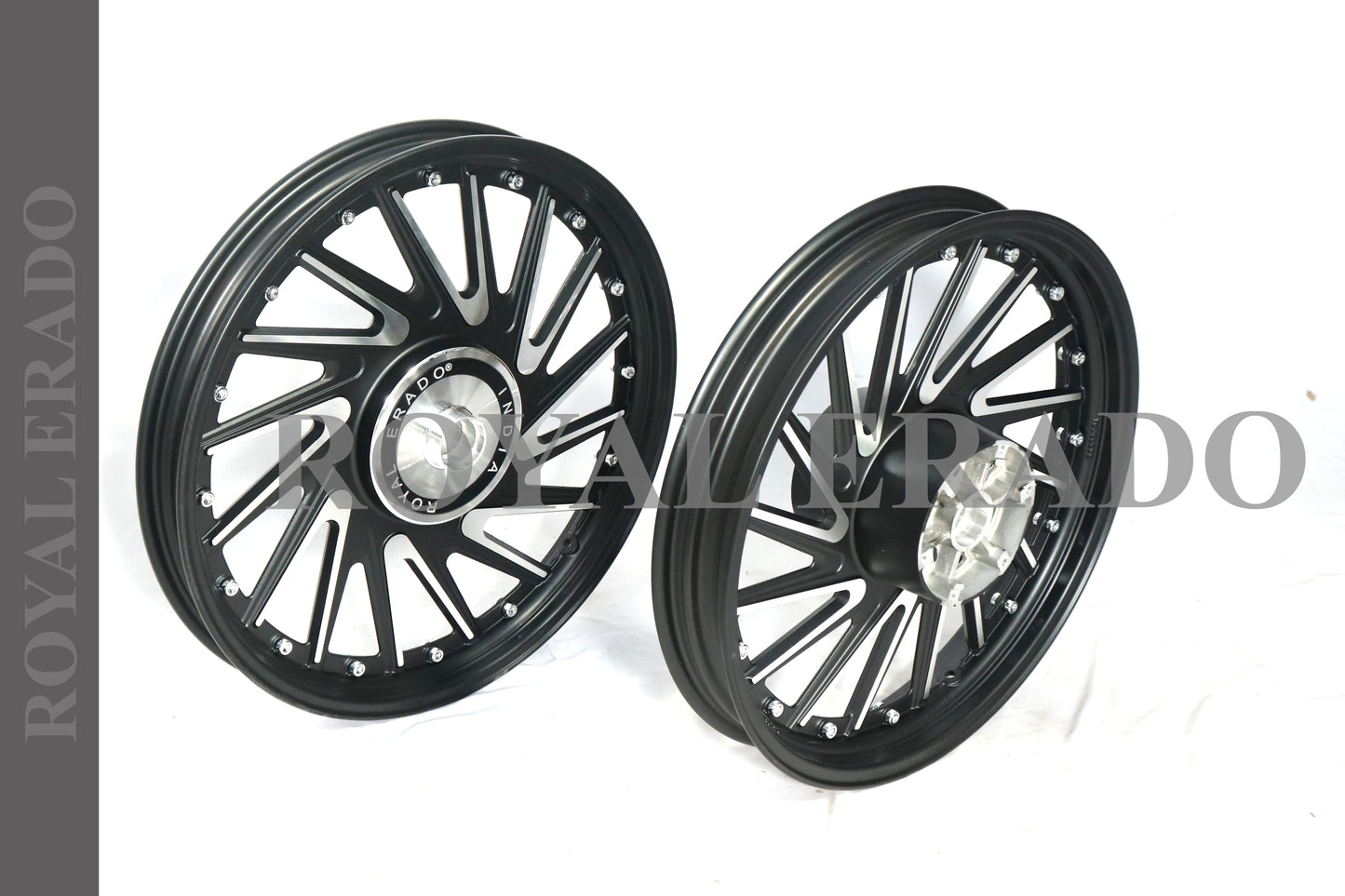 16 Spokes CROSS V DESIGN alloy wheel for thunderbird and classic double disc