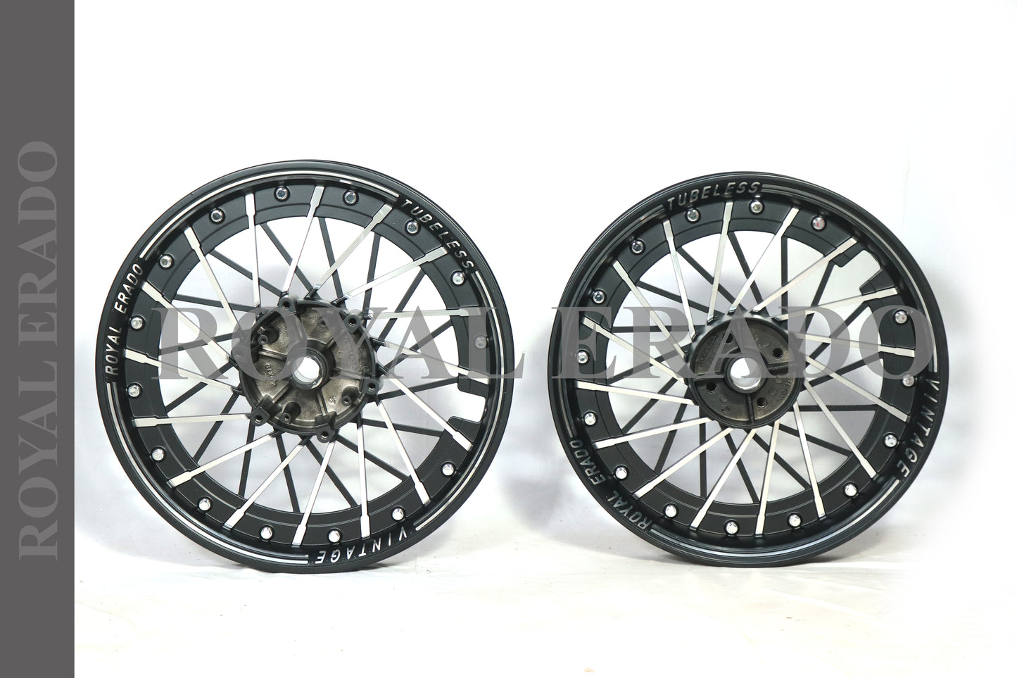 VINTAGE DESIGN Alloy Wheel set for classic single disc