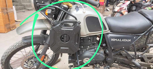 Universal 5L Petrol Jerry Can for Motorcycle, Thar with Lock System – Black – 1pc