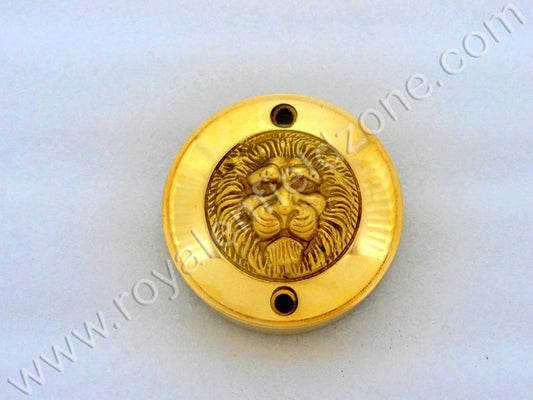 ROYAL ENFIELD BRASS LION FACE POINT COVER DELCO CAP FOR STANDARD OLD MODEL