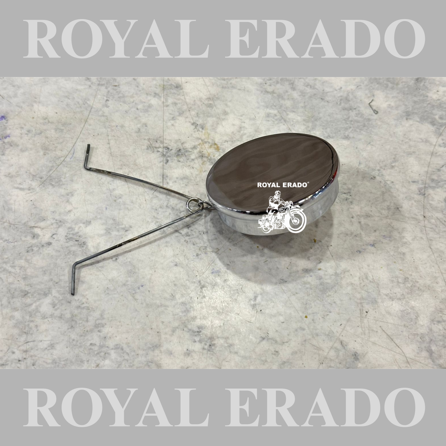 Vintage g2 style 1962 model bullet old model standard before 2000 model chrome tank cap flat with chain 350cc.