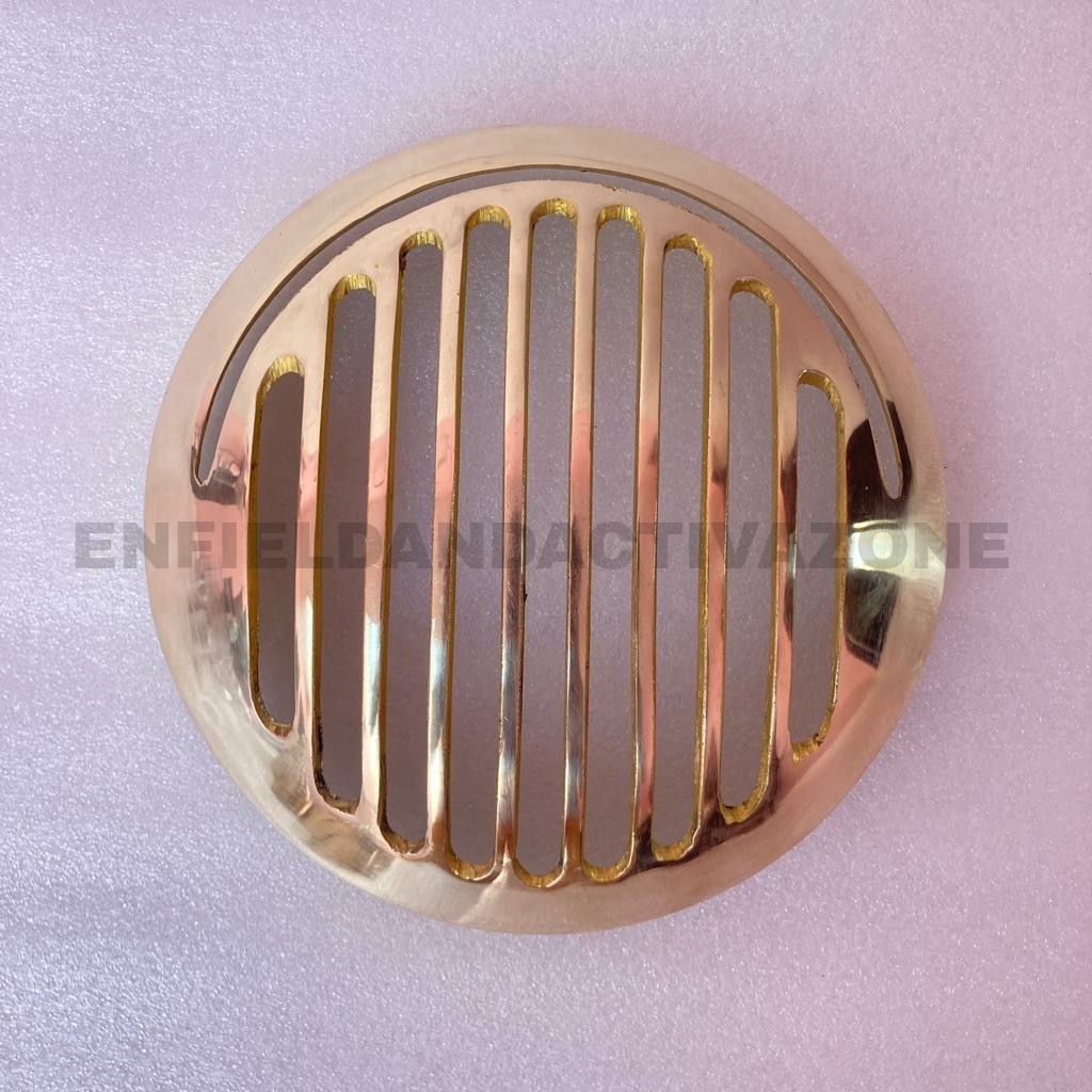 ROYAL ENFIELD Reborn classic brass grill / jali set for head light / parking light / indicator /tail light.