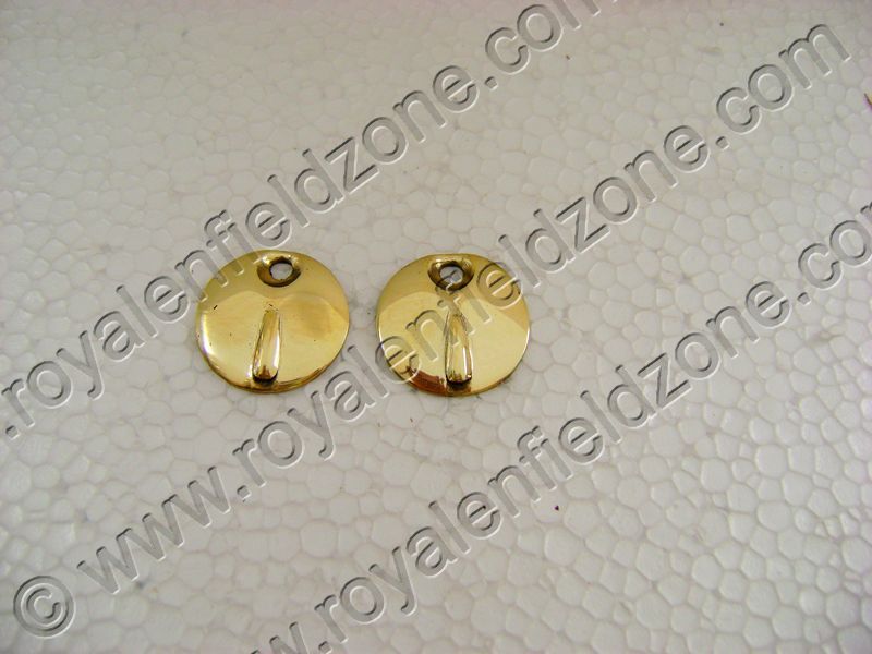 BRASS Inspection Cap for Royal Enfield  BULLET OLD MODEL (Brass,Set of 2)