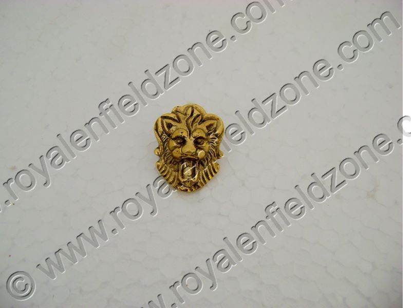 BRASS LION FOR NUMBER PLATE AND ALL BIKES ROYAL ENFIELD CLASSIC ELECTRA STANDARD & CARS