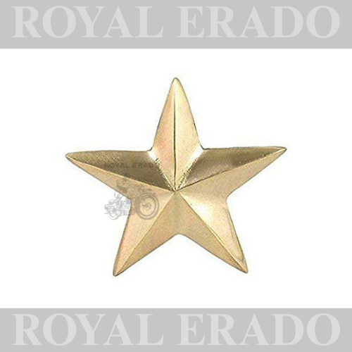 Star in brass universal for all bikes and cars