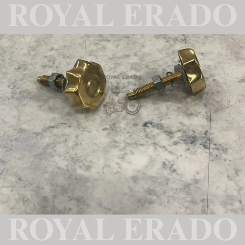 Brass tool box flower nut for vintage royal enfield old standard and electra g2