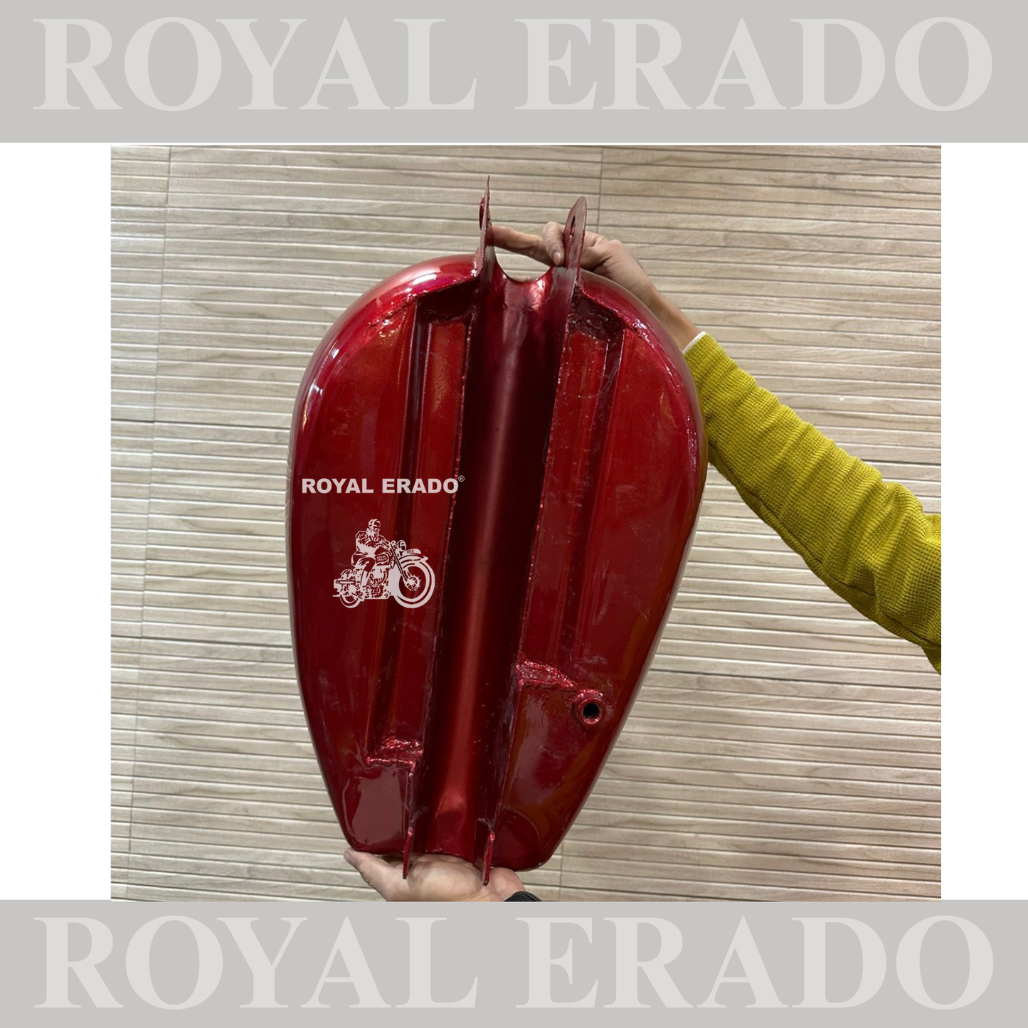 Royal Enfield Electra tank in red color for all models bs-3 and and bs-4.