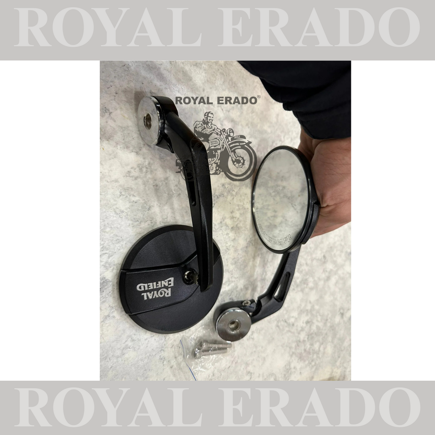 BAR END MIRROR FOR ROYAL ENFIELD OLD CLASSIC , ELECTRA AND STANDARD