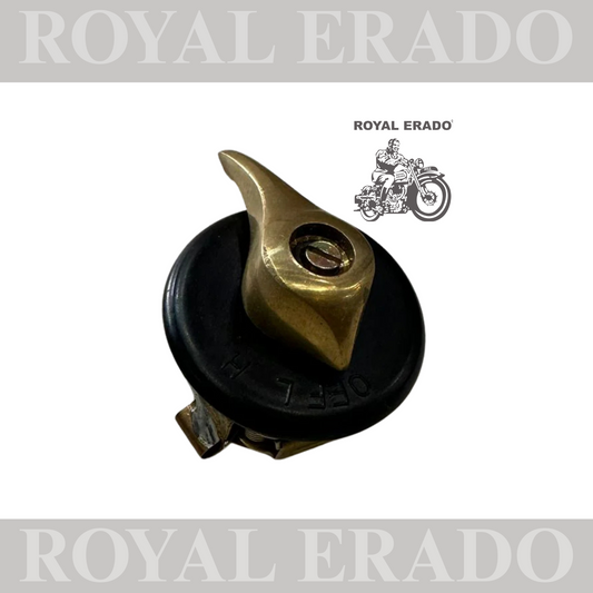 Brand New Vintage HEAD LIGHT  Switch Fit For Royal Enfield VINTAGE 1962 MODEL G2 Bullet Early Models WITH BRASS KNOB