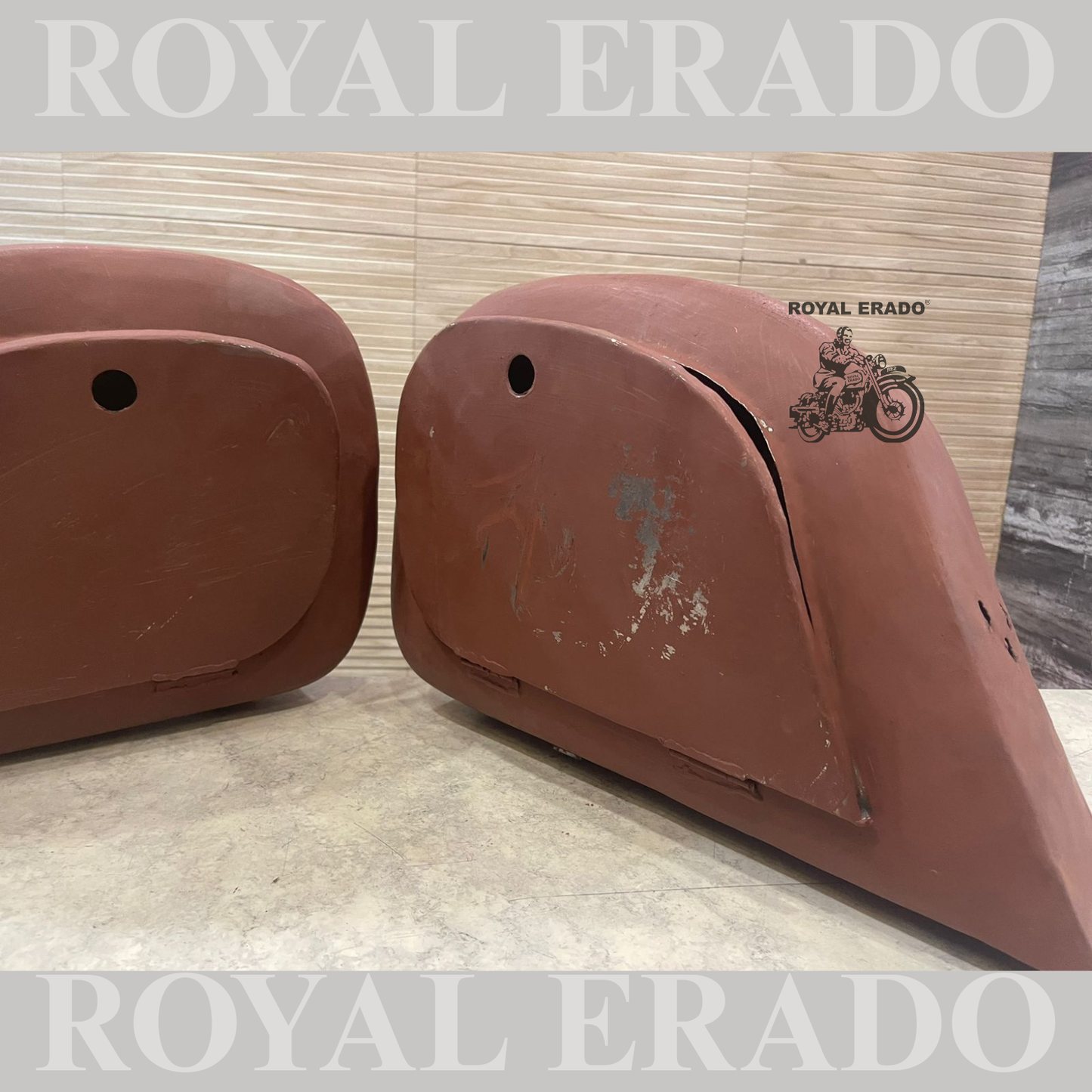 Royal Enfield Classic , Electra and Standard , Super meteor pannier boxes Universal side boxes