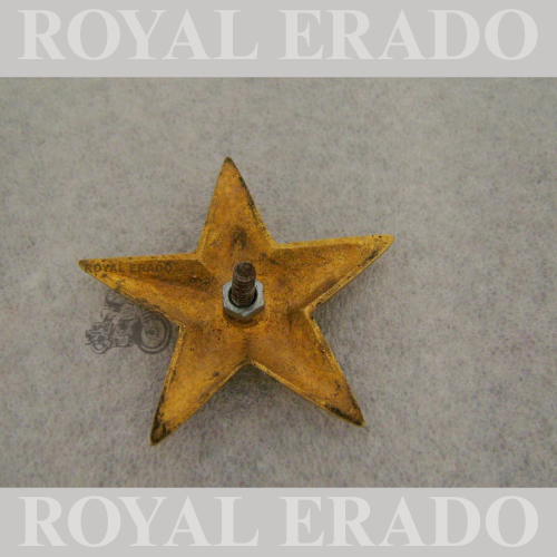 Star in brass universal for all bikes and cars