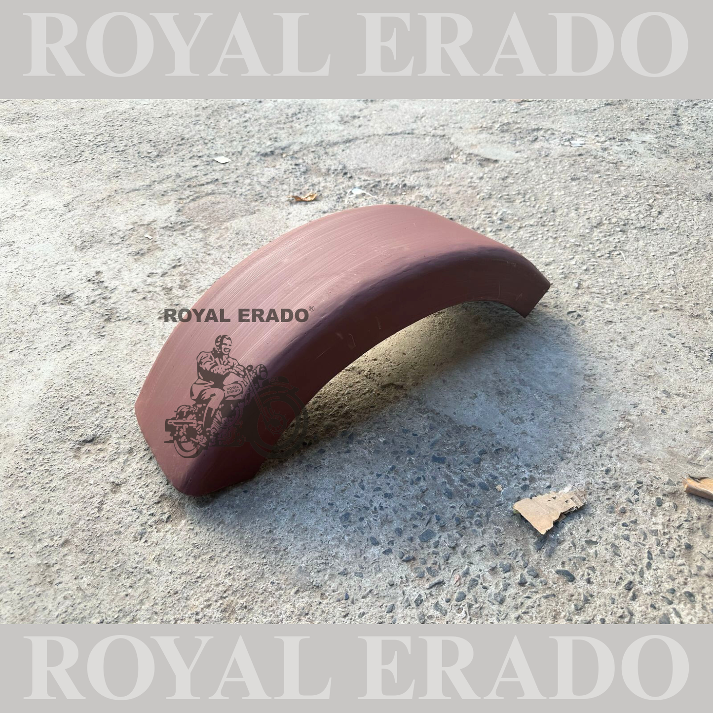custom chopper bobber style rear mudguard with stays raw without paint for for royal enfield classic electra standard