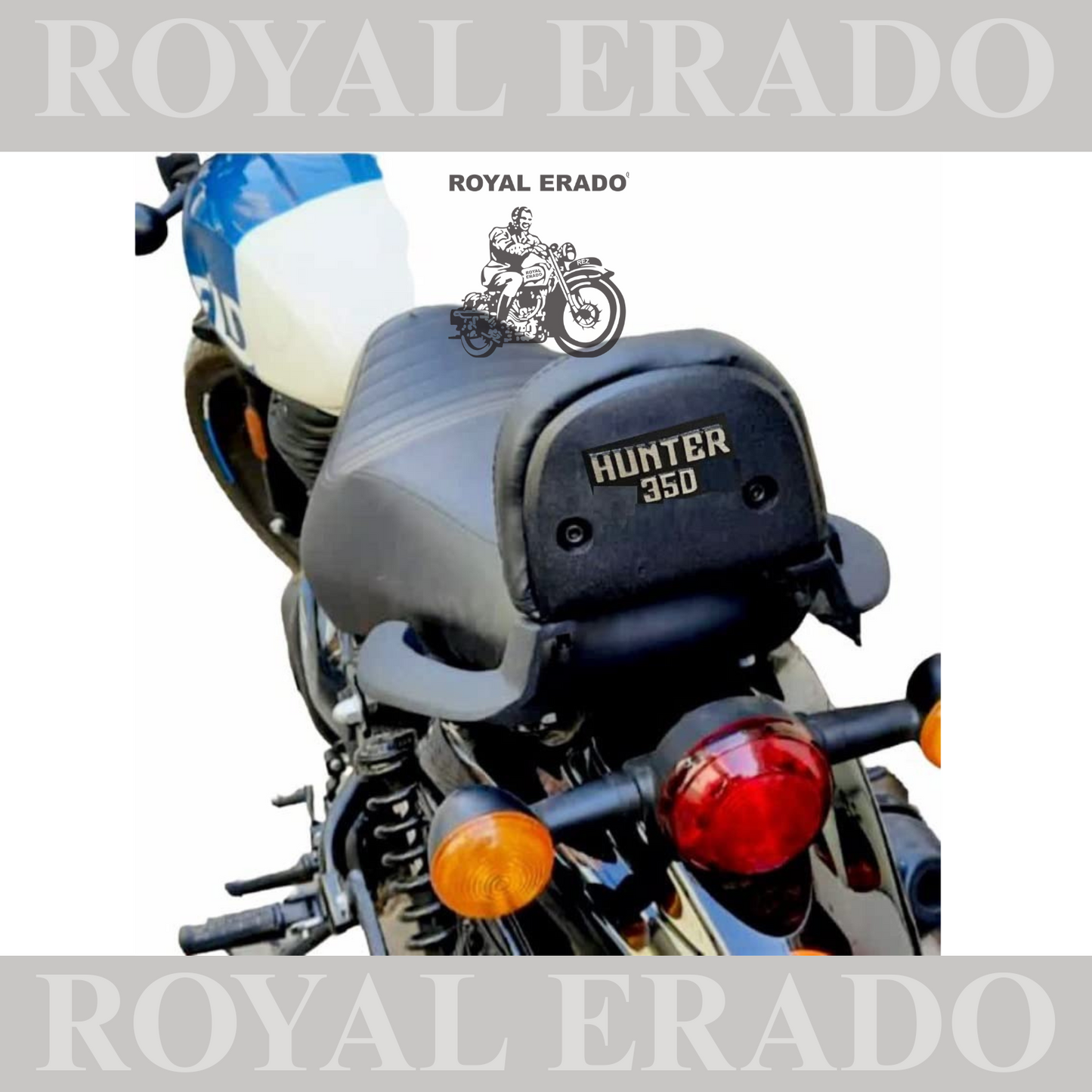 Royal Enfield Hunter backrest with gaddi
